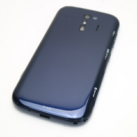 らくらくスマートフォン F-42A ネイビー docomo 中古 スマホ 白ロム 富士通【新品同様】保証付き 赤ロム保証(サムネイル2枚目)