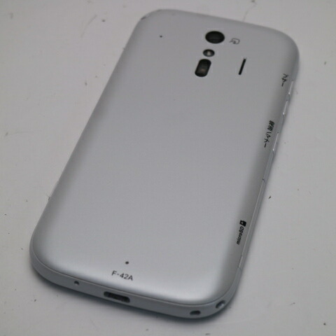 らくらくスマートフォン F-42A ホワイト docomo 中古 スマホ 白ロム 富士通【新品同様】保証付き 赤ロム保証(サムネイル2枚目)