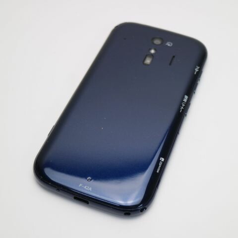 らくらくスマートフォン F-42A ネイビー docomo 中古 スマホ 白ロム 富士通【新品同様】保証付き 赤ロム保証(サムネイル2枚目)
