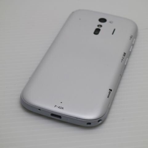 らくらくスマートフォン F-42A ホワイト docomo 中古 スマホ 白ロム 富士通【新品同様】保証付き 赤ロム保証(サムネイル2枚目)