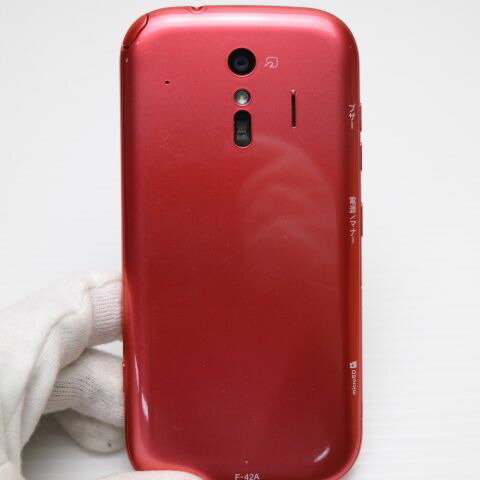 らくらくスマートフォン F-42A ピンク docomo 中古 スマホ 白ロム 富士通【超美品】保証付き 赤ロム保証(サムネイル3枚目)