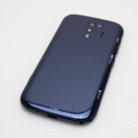 らくらくスマートフォン F-42A ネイビー docomo 中古 スマホ 白ロム 富士通【新品同様】保証付き 赤ロム保証(サムネイル2枚目)
