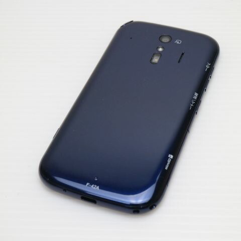 らくらくスマートフォン F-42A ネイビー docomo 中古 スマホ 白ロム 富士通【新品同様】保証付き 赤ロム保証(サムネイル2枚目)
