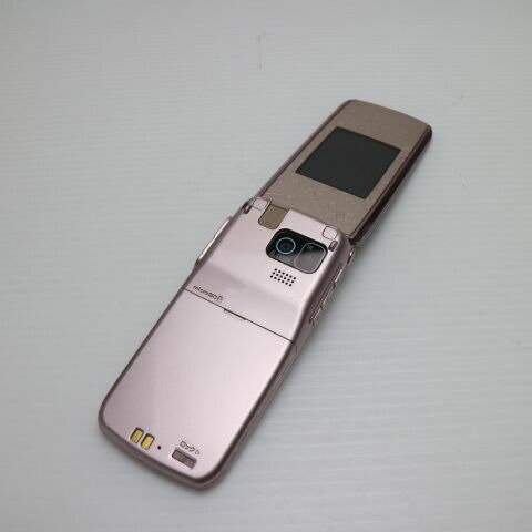 らくらくホン7 F-09B ピンク docomo 中古 ガラケー FUJITSU Fー09B 白ロム【美品】保証付き 赤ロム保証(サムネイル2枚目)