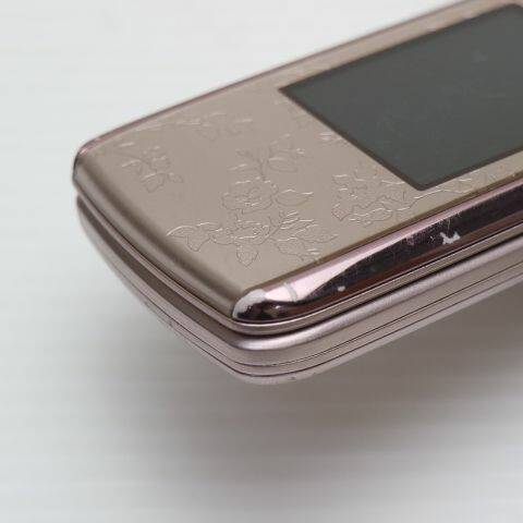 らくらくホン7 F-09B ピンク docomo 中古 ガラケー FUJITSU Fー09B 白ロム【美品】保証付き 赤ロム保証(サムネイル3枚目)