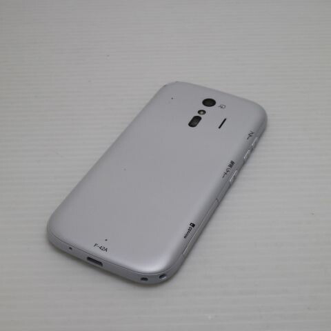 らくらくスマートフォン F-42A ホワイト docomo 中古 スマホ 白ロム 富士通【新品同様】保証付き 赤ロム保証(サムネイル2枚目)