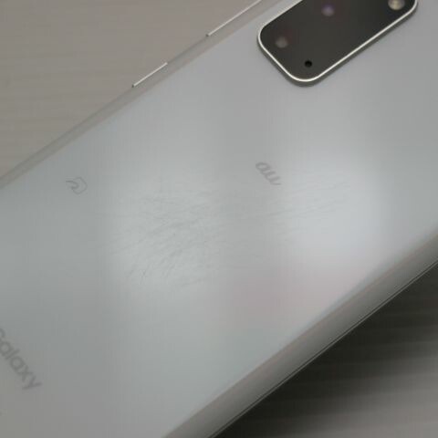 Galaxy S20 5G SCG01 クラウドホワイト au 中古 スマホ 白ロム【美品】保証付き 赤ロム保証(サムネイル3枚目)