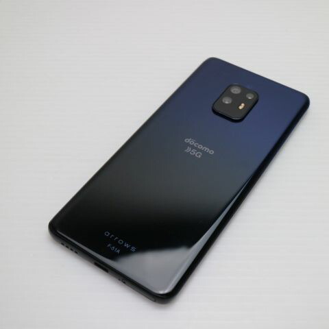 arrows 5G F-51A ネイビーブラック docomo 中古 スマホ 白ロム【美品】保証付き 赤ロム保証(サムネイル2枚目)