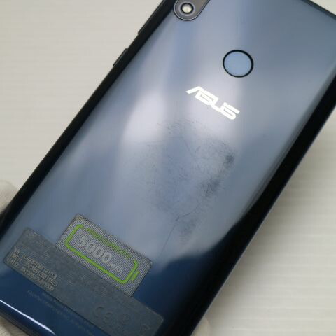ZenFone Max Pro M2 ZB631KL ミッドナイトブルー SIMフリー 中古 スマホ 白ロム【美品】保証付き 赤ロム保証(サムネイル2枚目)