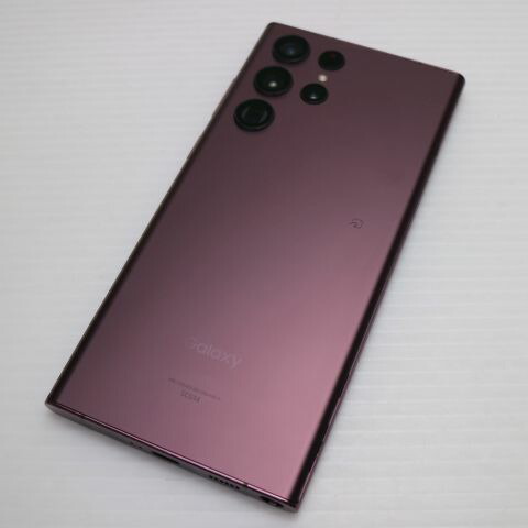 Galaxy S22 Ultra SCG14 バーガンディ au 中古 スマホ 白ロム【良品中古】保証付き 赤ロム保証(サムネイル2枚目)