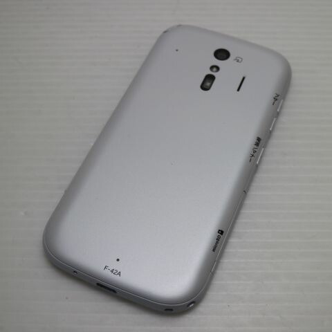 らくらくスマートフォン F-42A ホワイト docomo 中古 スマホ 白ロム 富士通【新品同様】保証付き 赤ロム保証(サムネイル2枚目)