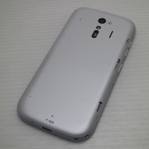 らくらくスマートフォン F-42A ホワイト docomo 中古 スマホ 白ロム 富士通【新品同様】保証付き 赤ロム保証(サムネイル2枚目)