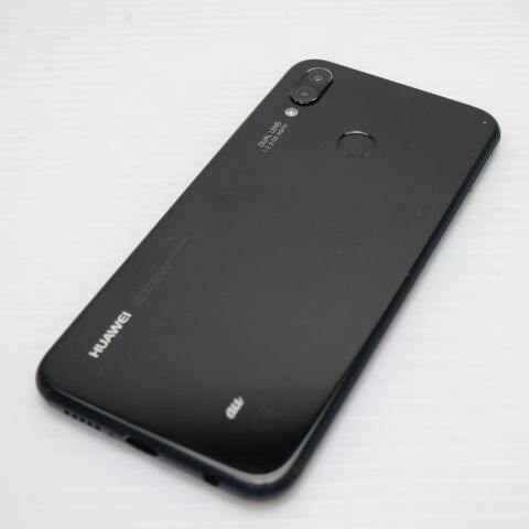 HUAWEI P20 lite HWV32 ブラック au 中古 スマホ スマホ 白ロム HUAWEI【超美品】保証付き 赤ロム保証(サムネイル2枚目)