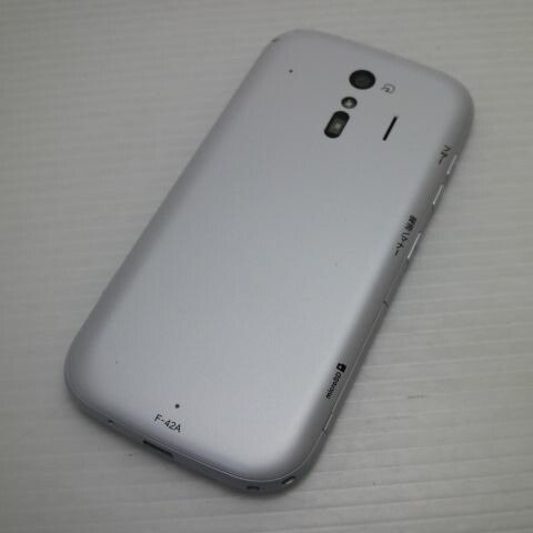 らくらくスマートフォン F-42A ホワイト docomo 中古 スマホ 白ロム 富士通【新品同様】保証付き 赤ロム保証(サムネイル2枚目)