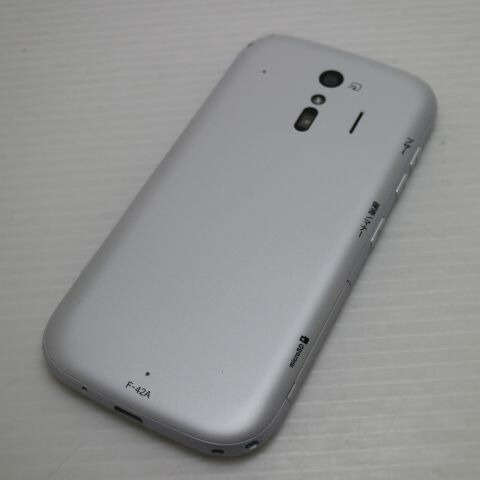 らくらくスマートフォン F-42A ホワイト docomo 中古 スマホ 白ロム 富士通【新品同様】保証付き 赤ロム保証(サムネイル2枚目)