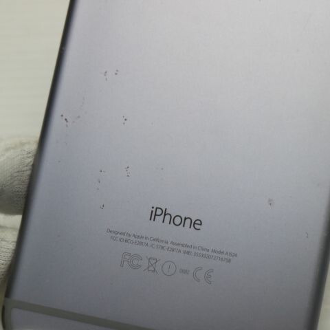 iPhone 6 Plus 64GB スペースグレイ au 中古 スマホ Apple 白ロム【美品】保証付き 赤ロム保証(サムネイル3枚目)