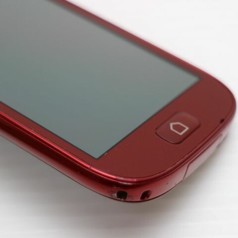 らくらくスマートフォン3 F-06F レッド docomo 中古 スマホ FUJITSU 白ロム【美品】保証付き 赤ロム保証(サムネイル3枚目)
