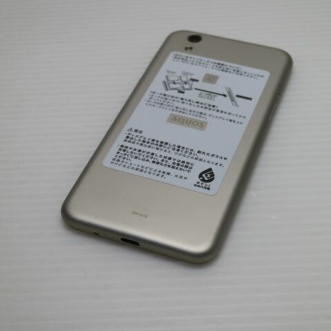 AQUOS sense SH-01K ゴールド docomo 中古 スマホ スマホ 白ロム SHARP【新品同様】保証付き 赤ロム保証(サムネイル2枚目)