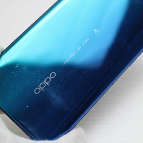 OPPO Reno A 64GB ブルー SIMフリー 中古 スマホ 白ロム【美品】保証付き 赤ロム保証(サムネイル3枚目)
