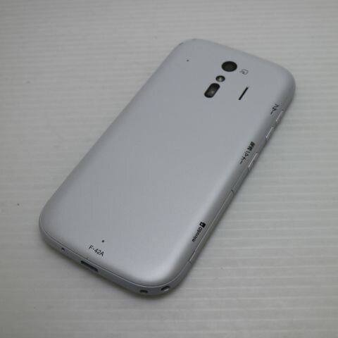 らくらくスマートフォン F-42A ホワイト docomo 中古 スマホ 白ロム 富士通【新品同様】保証付き 赤ロム保証(サムネイル2枚目)