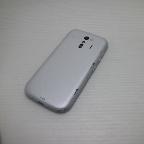 らくらくスマートフォン F-42A ホワイト docomo 中古 スマホ 白ロム 富士通【新品同様】保証付き 赤ロム保証(サムネイル2枚目)
