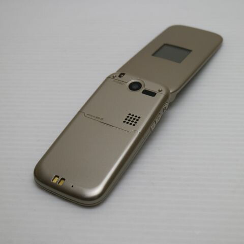 らくらくホン F-08C ゴールド docomo 中古 ガラケー FUJITSU 白ロム【超美品】保証付き 赤ロム保証(サムネイル2枚目)
