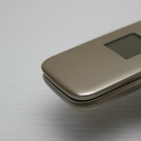 らくらくホン F-08C ゴールド docomo 中古 ガラケー FUJITSU 白ロム【超美品】保証付き 赤ロム保証(サムネイル3枚目)