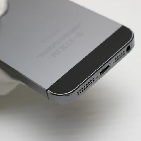 iPhone 5s 16GB グレー ブラック au 中古 スマホ Apple 白ロム【超美品】保証付き 赤ロム保証(サムネイル2枚目)