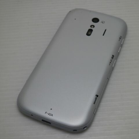 らくらくスマートフォン F-42A ホワイト docomo 中古 スマホ 白ロム 富士通【新品同様】保証付き 赤ロム保証(サムネイル2枚目)