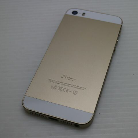 iPhone 5s 16GB ゴールド au 中古 スマホ Apple 白ロム【超美品】保証付き 赤ロム保証(サムネイル2枚目)