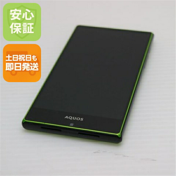 AQUOS SERIE SHV32 グリーン au 中古 スマホ SHARP 白ロム【美品】保証付き 赤ロム保証