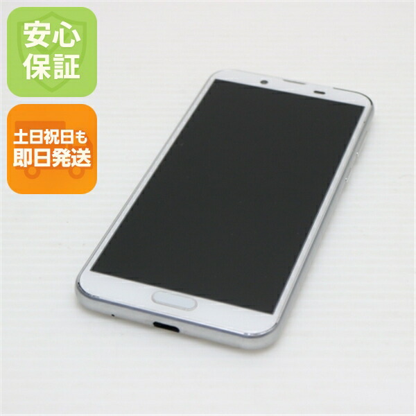 AQUOS sense2 SH-M08 ホワイトシルバー SIMフリー 中古 スマホ 白ロム【良品中古】保証付き 赤ロム保証