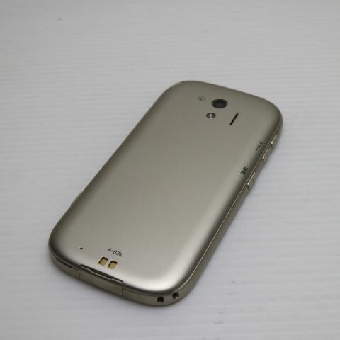 らくらくスマートフォン me F-03K ゴールド docomo 中古 スマホ スマホ 白ロム 富士通【美品】保証付き 赤ロム保証(サムネイル2枚目)