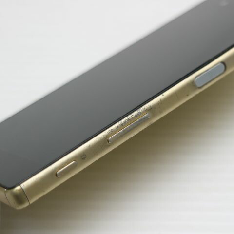 Xperia Z5 SOV32 ゴールド au 中古 スマホ SONY 白ロム【良品中古】保証付き 赤ロム保証(サムネイル3枚目)