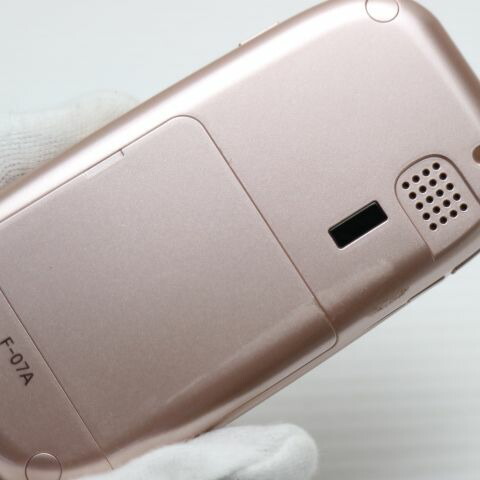 F-07A ロゼ docomo 中古 ガラケー FUJITSU 白ロム【美品】保証付き 赤ロム保証(サムネイル3枚目)
