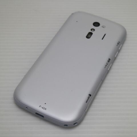 らくらくスマートフォン F-42A ホワイト docomo 中古 スマホ 白ロム 富士通【新品同様】保証付き 赤ロム保証(サムネイル2枚目)