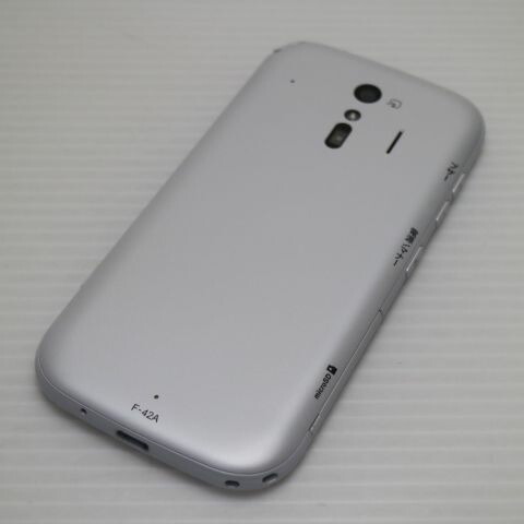 らくらくスマートフォン F-42A ホワイト docomo 中古 スマホ 白ロム 富士通【新品同様】保証付き 赤ロム保証(サムネイル2枚目)