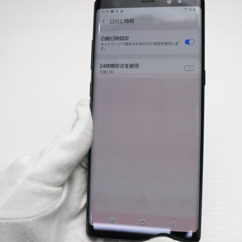 Galaxy Note8 SC-01K ブラック docomo 中古 スマホ スマホ 白ロム SAMSUNG【美品】保証付き 赤ロム保証(サムネイル2枚目)