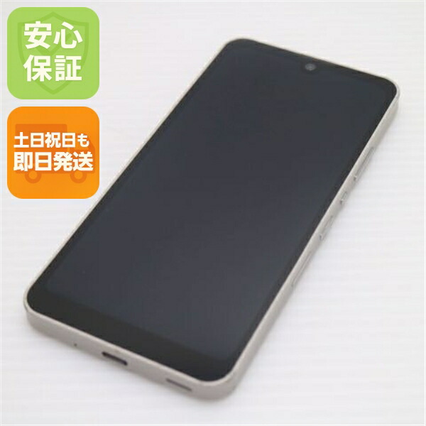 AQUOS wish A104SH アイボリー SoftBank 中古 スマホ 白ロム【美品】保証付き 赤ロム保証
