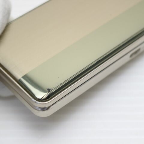 P-01G ゴールド docomo 中古 ガラケー Panasonic 白ロム【美品】保証付き 赤ロム保証(サムネイル3枚目)