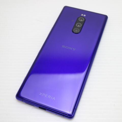 Xperia 1 802SO パープル SoftBank 中古 スマホ 白ロム【新品同様】保証付き 赤ロム保証(サムネイル2枚目)