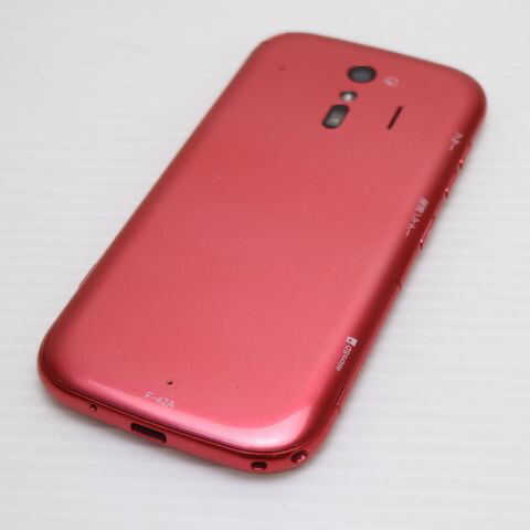らくらくスマートフォン F-42A ピンク docomo 中古 スマホ 白ロム 富士通【新品同様】保証付き 赤ロム保証(サムネイル2枚目)
