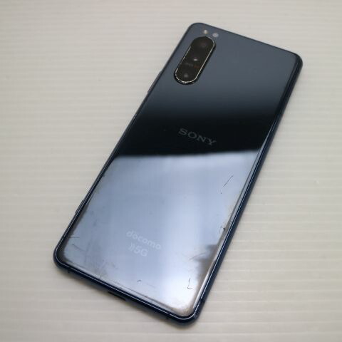 Xperia 5 II SO-52A ブルー docomo 中古 スマホ 白ロム SONY【良品中古】保証付き 赤ロム保証(サムネイル2枚目)