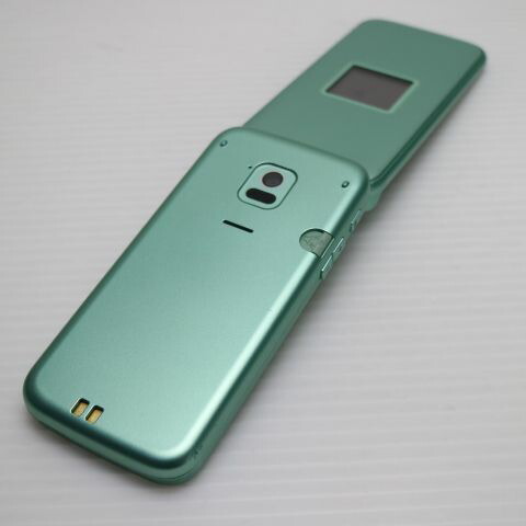 らくらくホン F-02J ミントグリーン docomo 中古 ガラケー 富士通 白ロム【超美品】保証付き 赤ロム保証(サムネイル2枚目)