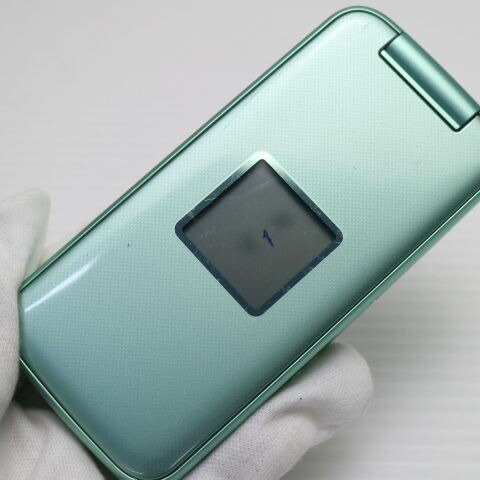 らくらくホン F-02J ミントグリーン docomo 中古 ガラケー 富士通 白ロム【良品中古】保証付き 赤ロム保証(サムネイル3枚目)