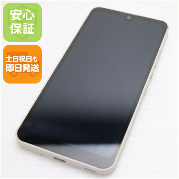 AQUOS wish SHG06 アイボリー au 中古 スマホ 白ロム【美品】保証付き 赤ロム保証