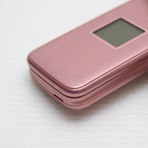 らくらくホン F-02J ピンク docomo 中古 ガラケー 富士通 白ロム【美品】保証付き 赤ロム保証(サムネイル3枚目)