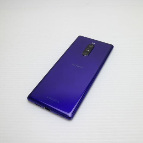 Xperia 1 SOV40 パープル au 中古 スマホ 白ロム【美品】保証付き 赤ロム保証(サムネイル2枚目)