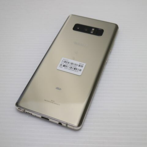 Galaxy Note8 SCV37 ゴールド au 中古 スマホ スマホ 白ロム SAMSUNG【新品同様】保証付き 赤ロム保証(サムネイル2枚目)