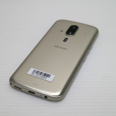 らくらくスマートフォン F-53E ゴールド SIMフリー 中古 スマホ FCNT【新品同様】保証付き 赤ロム保証(サムネイル2枚目)